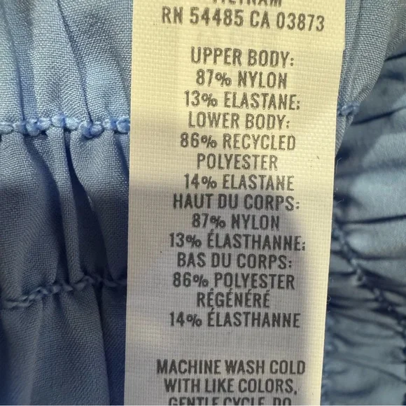 NWT Offline by Aerie Real Me Hot Stuff Romper in Blue Lion Sz S - Picture 15 of 15